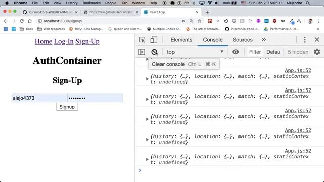 Front-end User Authentication - React - Pt 2 смотреть онлайн