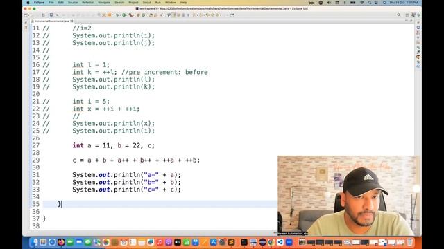 Quiz#1 - JAVA Increment (++) and Decrement (- -) : Interview Question : Best Way to Solve смотреть онлайн