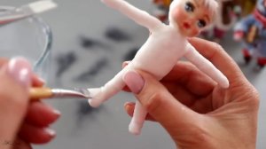 ? ВАТНАЯ ЕЛОЧНАЯ ИГРУШКА с нуля ? Antique Cotton Toy ?