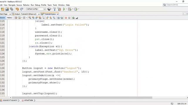 JavaFX 8 Tutorial 25 - Refresh Table On Adding New User To Database смотреть онлайн