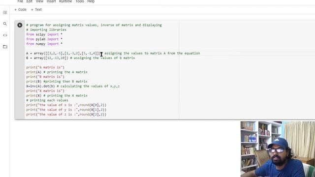 Learn Python in Malayalam | Chapter 13 | Solving linear equation using matrix method in Python смотреть онлайн