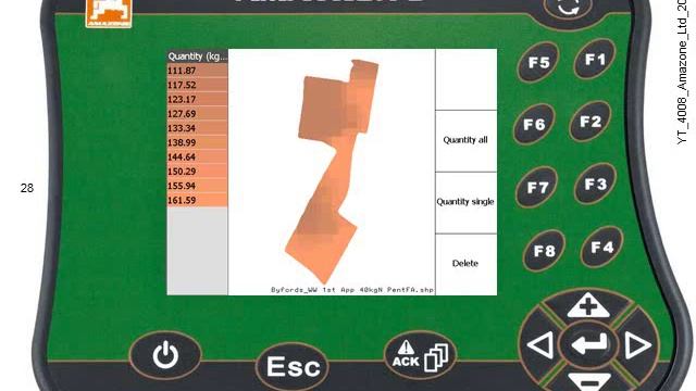 Amazone -Amatron3 ISObus Importing VRA shape Files смотреть онлайн