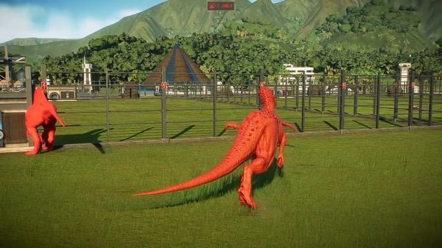 Jurassic World Evolution 2 - Brachiosaurus Color Pack vs Indominus Rex vs T-Rex Dinosaurs Fighting смотреть онлайн