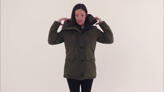Canada Goose Rideau Parka Military Green Style 3800L смотреть онлайн