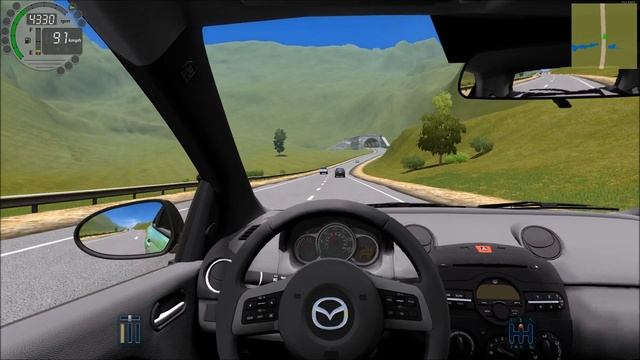 City Car Driving 1.5.6 Mazda 2 TrackIR 4 Pro [1080P] смотреть онлайн