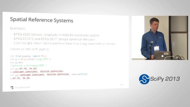 Using Geospatial Data with Python, SciPy2013 Tutorial, Part 1 of 6 смотреть онлайн