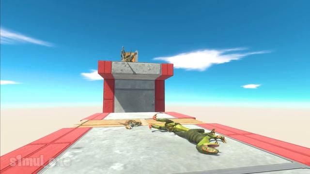 Run Away from the Breath of Godzilla - Animal Revolt Battle Simulator смотреть онлайн