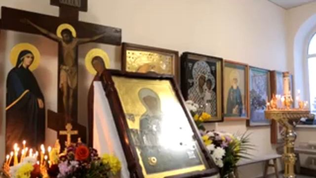 Икона Матроны Московской пребывает в храме Димитрия Солунского смотреть онлайн