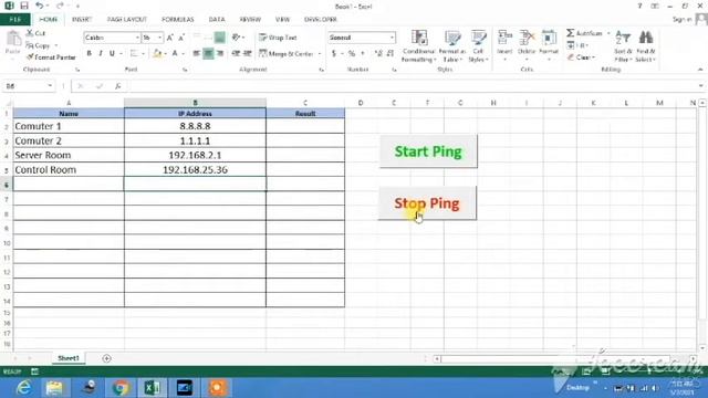 How to test ping using excel смотреть онлайн