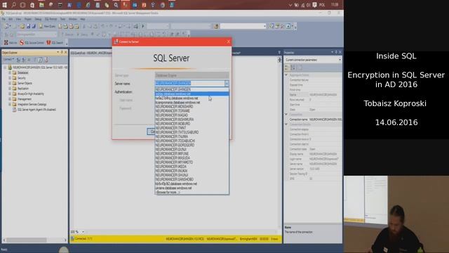 Inside SQL Encryption in SQL Server in AD 2016 смотреть онлайн