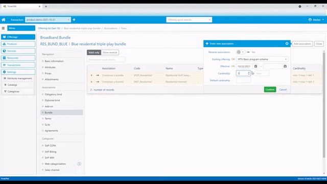 How to create a new bundle product offering in Unified Product Catalog смотреть онлайн