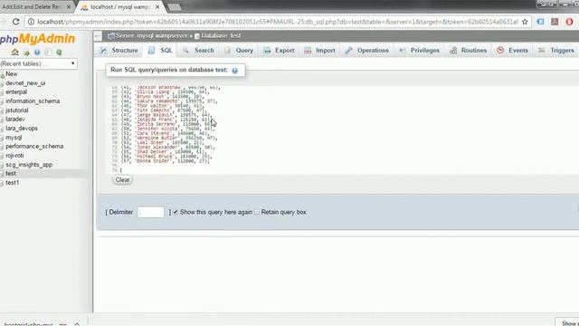 Simple Example of bootgrid to add, edit and delete Using MySQL смотреть онлайн