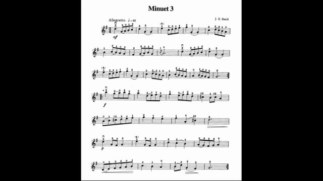 Suzuki violin book vol 1 Minuet 3 piano accompaniment смотреть онлайн