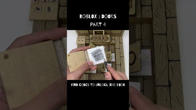 Roblox DOORS puzzle game DIY, Part 4 FIGURE #roblox #doors #FIGURE #shorts смотреть онлайн