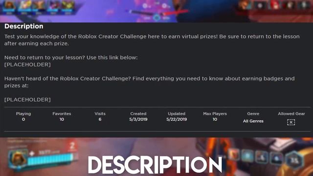 LEAKS NEW ROBLOX CREATOR CHALLENGE | NEW ROBLOX EVENT 2019 смотреть онлайн
