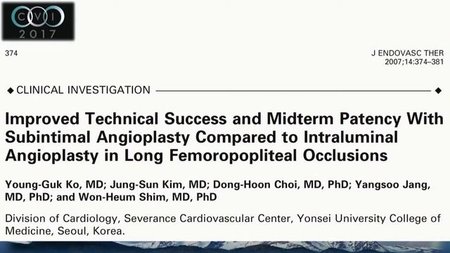 Luminal vs Subintimal Crossing - Arthur Lee, MD смотреть онлайн