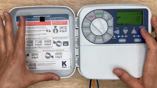 Настройка контроллера K-Rain pro-LC смотреть онлайн