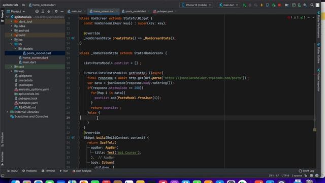 Part - 7 | Flutter Get API call with Null Safety | Building List with JSON Data using Future Builde смотреть онлайн
