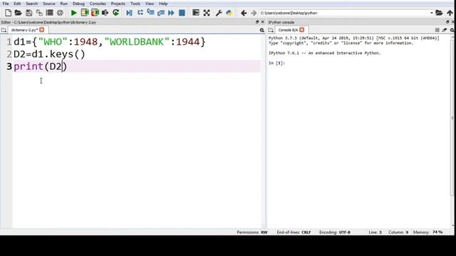 All about dictionary declaration in python. смотреть онлайн