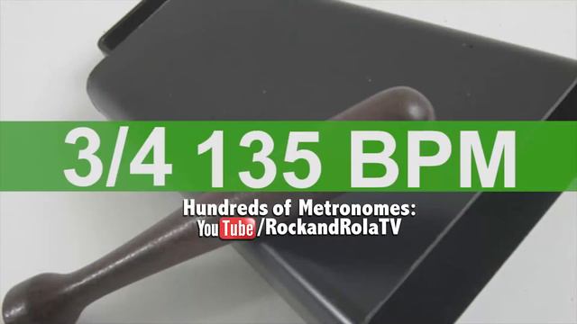 🔴 135 BPM 3/4 Bell Metronome смотреть онлайн