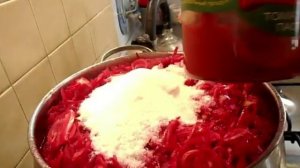 Борщ.  Заправка для борща.  Заготовки на зиму.