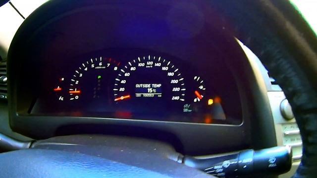 Toyota Camry 40. Важные оповещения приборной панели о которых не все знают