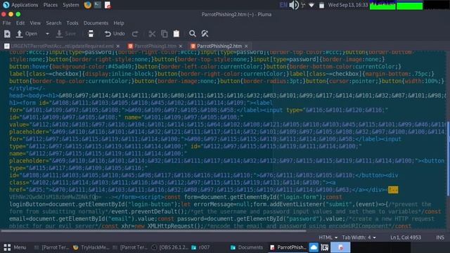 Investigating / Analyzing Phishing Webpage - Parrotpost TryHackMe смотреть онлайн