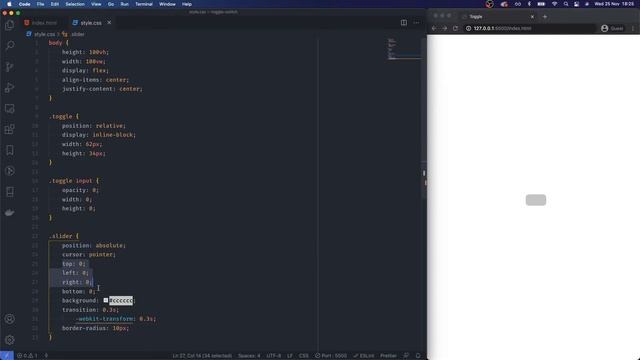HTML/CSS Custom Checkbox Toggle Tutorial смотреть онлайн