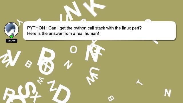 PYTHON : Can I get the python call stack with the linux perf? смотреть онлайн