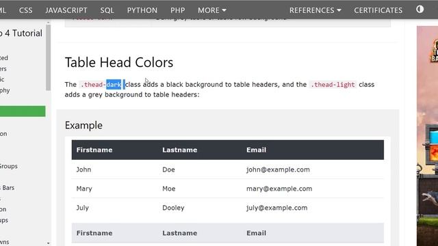7 bootstrap tabels смотреть онлайн