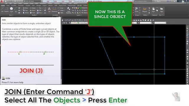 AutoCAD Drawing Tools Quick Reference (Part-3) смотреть онлайн