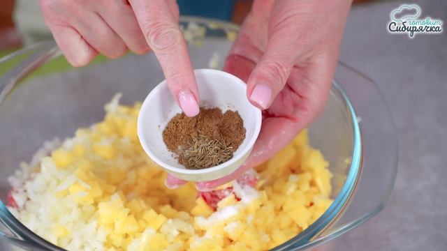 ПИРОГ - "Царский" на большую семью ?с фаршем и картофелем ? на бездрожжевом тесте. смотреть онлайн