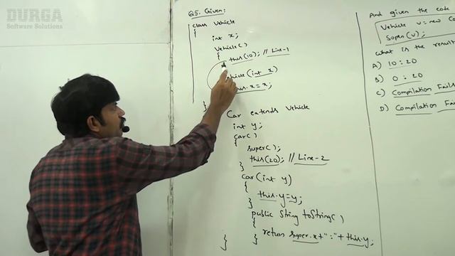 Java Certification || Constructors Practice Question and Explanation - 5|| by Durga Sir смотреть онлайн