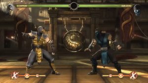 Mortal Kombat 9 Scorpion обучение + комбо