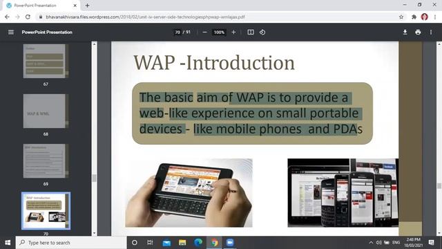 PHP Cookies and PHP Sessions with difference and example, WAP Protocol, WML Script language смотреть онлайн