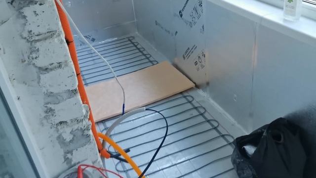 Теплый пол на балконе