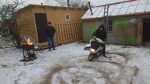 Весело зимой на даче#HondaCesta смотреть онлайн