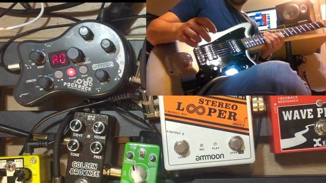 Mini Amp Review Ammoon PockRock Guitar Multi-effects смотреть онлайн