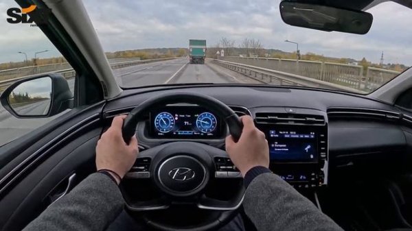 2024 Hyundai Tucson | POV Driving on Open Road | 4K HDR Natural Quality | ASMR | Driving in the rai