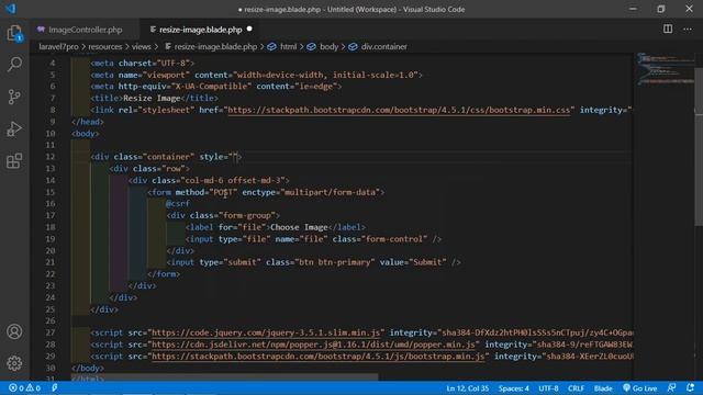 Laravel 7 Tutorial - Resize Image смотреть онлайн