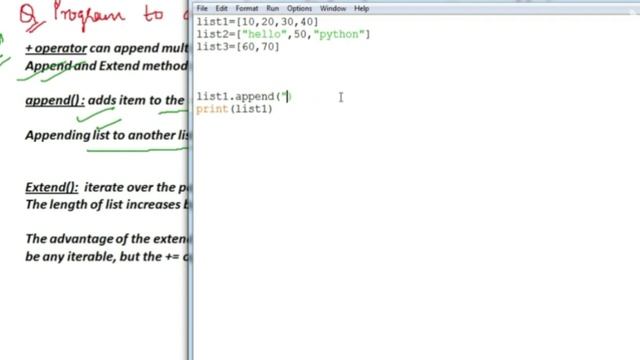 Python: 3 ways to Append a list to another list , + operator, append() , extend() with examples смотреть онлайн