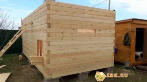 Строительство бани 3х6 из бруса
