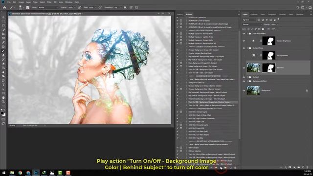 Double Exposure Customizer Pro - Photoshop Action - Tutorial 17 смотреть онлайн
