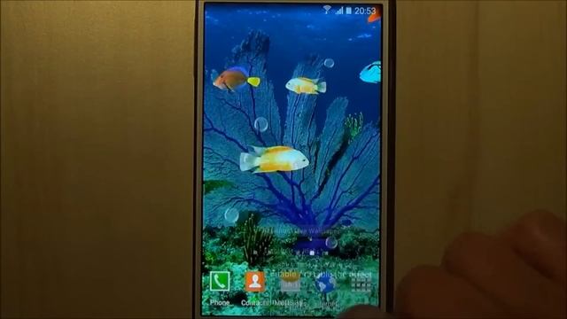 Free 3D aquarium live wallpaper HD for Android phones and tablets смотреть онлайн