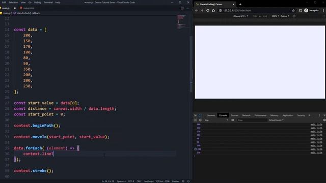 CANVAS Creating Data Graphes & Diagrams | HTML5 Canvas JavaScript Tutorial [#9] смотреть онлайн