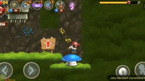 Level 1-28. Прохождение игры Super Jungle Jump на Android