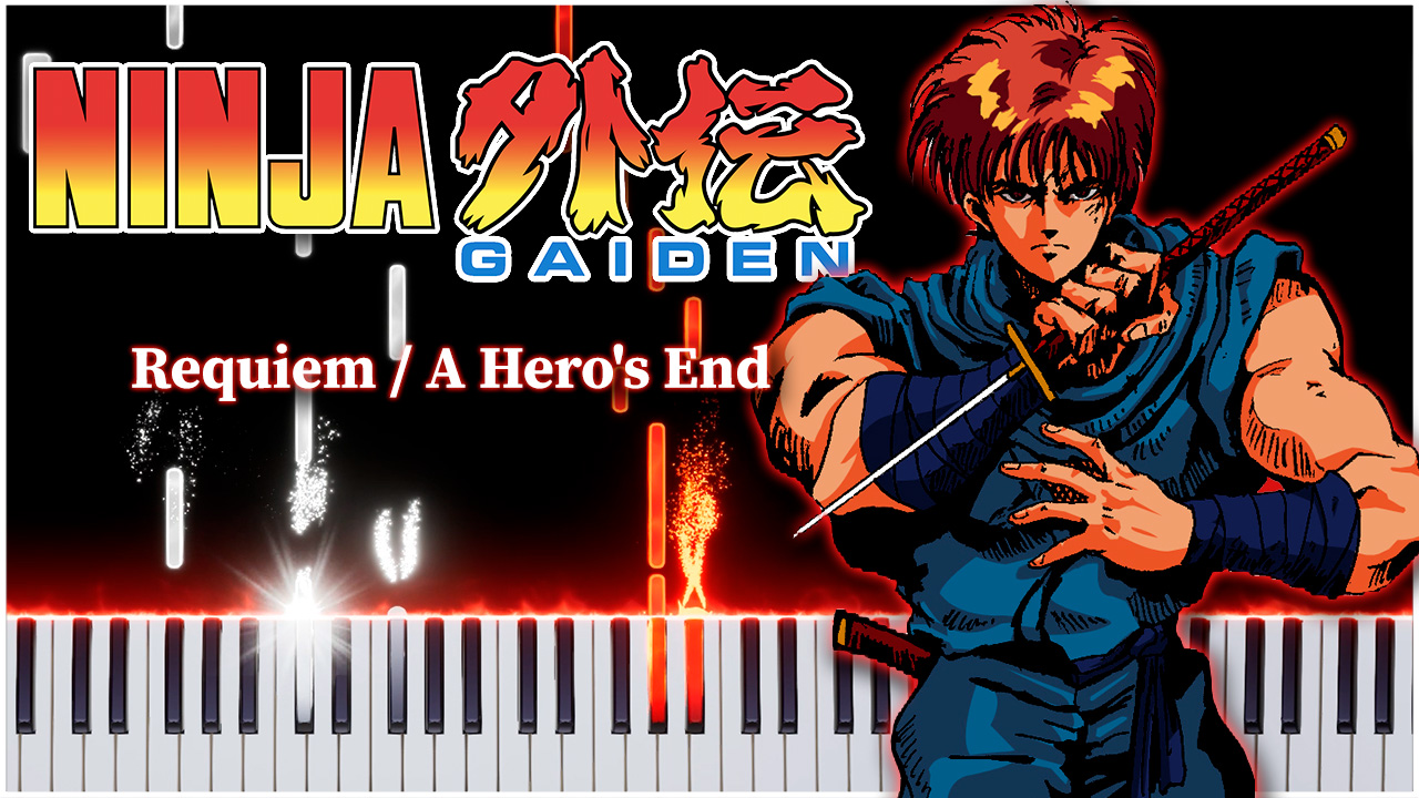 Requiem / A Hero`s End (Ninja Gaiden) 【 КАВЕР НА ПИАНИНО 】 смотреть онлайн