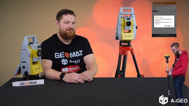GeoMax Zoom 75/95, X-POLE - iekrustošanās starp vairākiem punktiem (free station) смотреть онлайн