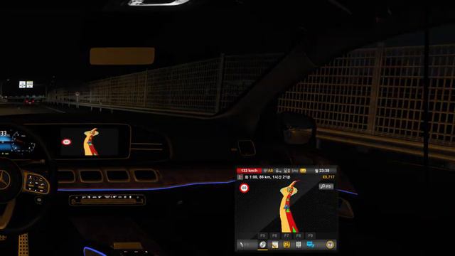 Mercedes-Benz W167 GLE-Class Night Driving - ETS2 смотреть онлайн