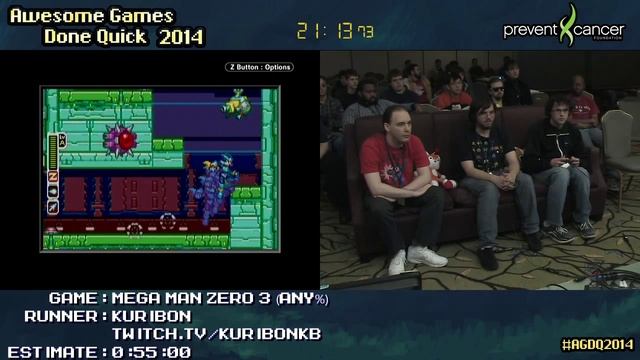 Mega Man Zero 3 :: SPEED RUN (0:43:39) [GB Player] Live by Kuribon #AGDQ 2014 смотреть онлайн